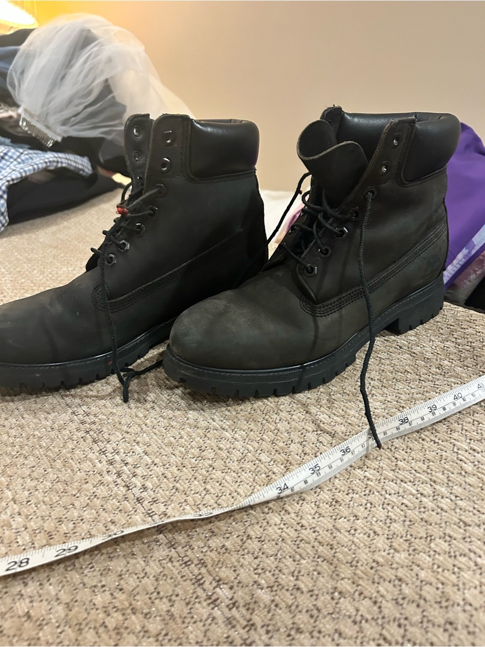 Timberland Men's Black Work Boots
